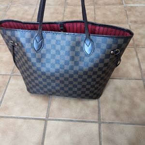 Genuine Louis Vuitton Neverfull MM - Damier Ebene